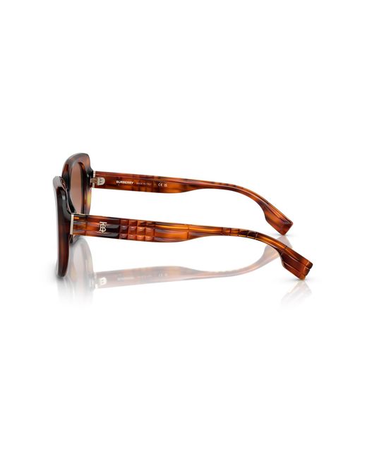 Burberry Black Be4371 Helena 331613 Sunglasses Acetate Squared Normal Shaded