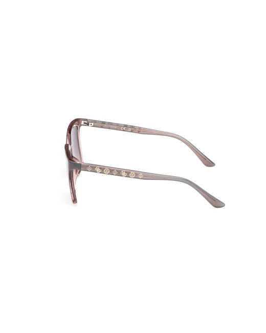 Guess Black Gu00099 20B Sunglasses Injected Smoke Squared Normal Shaded