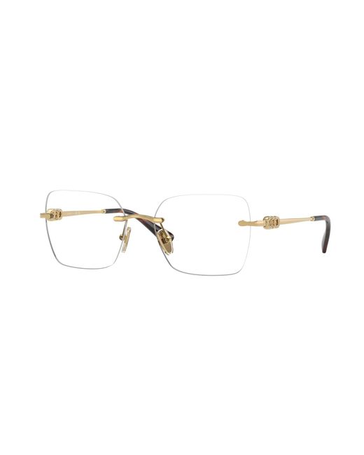 Vogue Eyewear Black Vo4320B 280 Optical Frames Metal Squared Normal