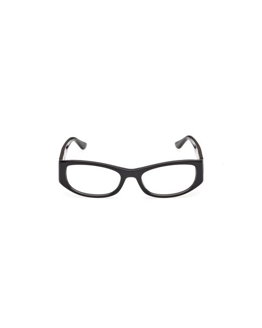 Guess Black Gu50352 001 Optical Frames Acetate Round Normal