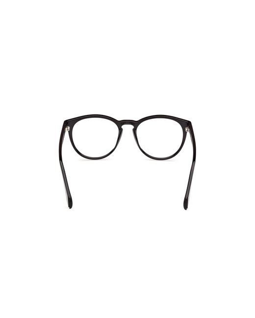 Adidas Black Or5094 001 Optical Frames Injected Round Normal for men