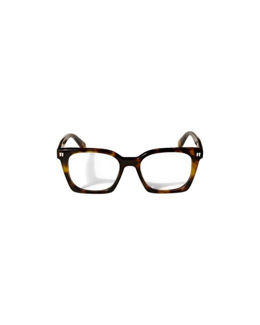 Off-White c/o Virgil Abloh Black Ow5024 Style 5024 6D00 Optical Frames Acetate Squared