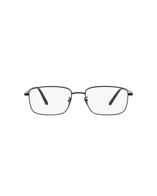 Giorgio Armani Black Ar5133 3001 Optical Frames Steel Transparent Squared Normal for men