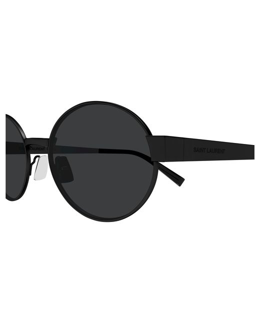 Saint Laurent Black Sl 692 001 Sunglasses Metal Round