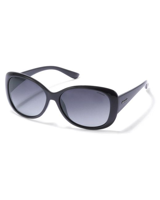 Polaroid Black P8317 Kih/Ix Sunglasses Plastic Squared Polarized Shaded