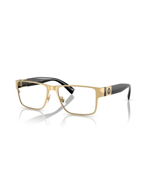 Versace Black Ve1274 1002 Optical Frames Metal Squared Normal for men