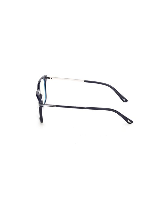 Tom Ford Black Ft6124-B 090 Optical Frames Acetate Squared Normal for men