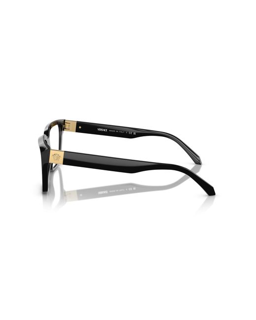 Versace Black Ve3357 Gb1 Optical Frames Acetate Squared Normal