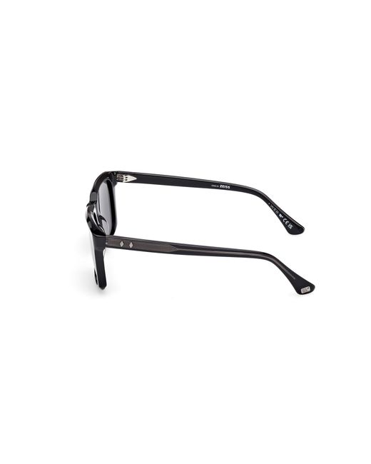Web Black We0388 01A Sunglasses Acetate Smoke Squared Normal for men
