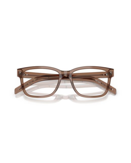 Prada Black Pr B10V 28I1O1 Optical Frames Acetate Squared Normal for men