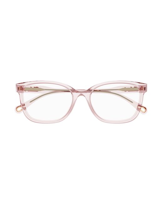 Chloé Black Ch0276Oa 003 Optical Frames Acetate Transparent Squared