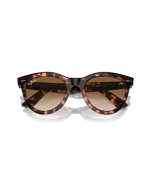 Ray-Ban Black Rb2241f Wayfarer Way Low Bridge Fit Sunglasses