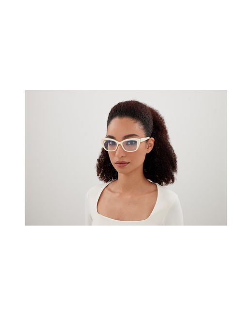 Saint Laurent Black Sl M117 005 Optical Frames Acetate Transparent Cat Eye