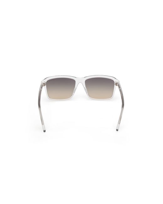 Guess Black Gu00236 26B Sunglasses Injected Smoke Squared Normal