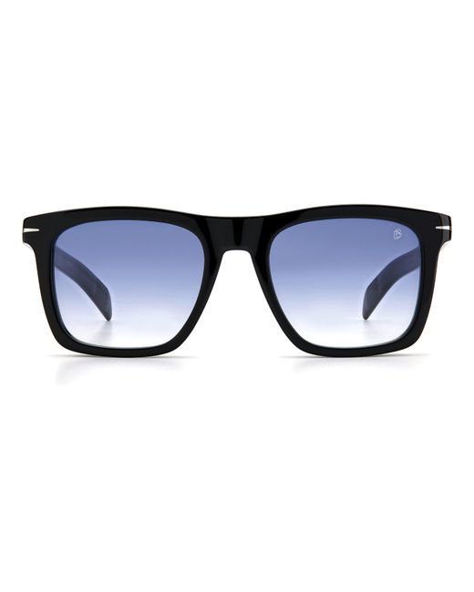 David Beckham Black Db 7000/S Bsc/08 Sunglasses Plastic Squared Shaded for men