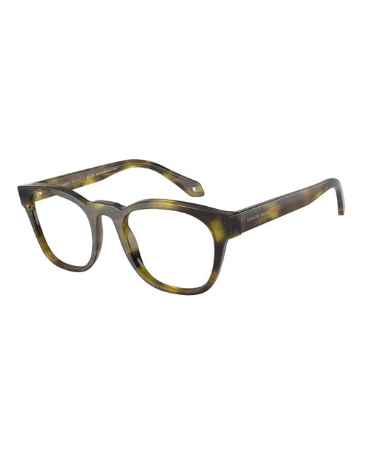 Giorgio Armani Black Ar7242 5987 Optical Frames Acetate Transparent Squared Normal for men