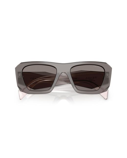 Prada Black Pr B18S 20F80Q Sunglasses Acetate Squared Normal