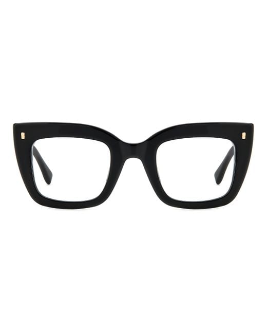 DSquared² Black D2 0099 807 Optical Frames Plastic Squared