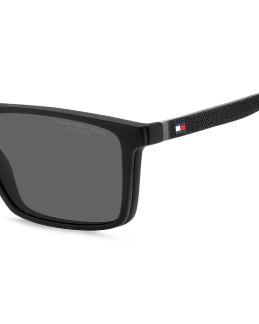 Tommy Hilfiger White Th 2086/Cs O6W/M9 Optical Frames Injected Squared Polarized for men