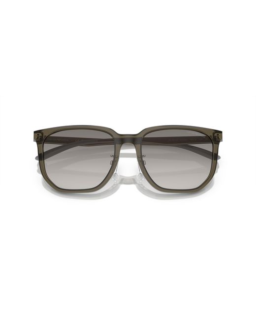 Emporio Armani Black Ea4215D 50296I Sunglasses Acetate Squared Normal Shaded for men