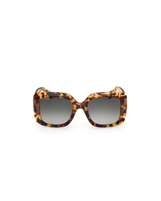 MAX&Co. Black Mo0153 53P Sunglasses Acetate Squared Normal