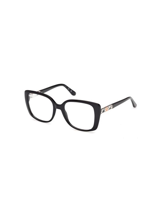 Guess Black Gu50359 001 Optical Frames Acetate Butterfly Normal