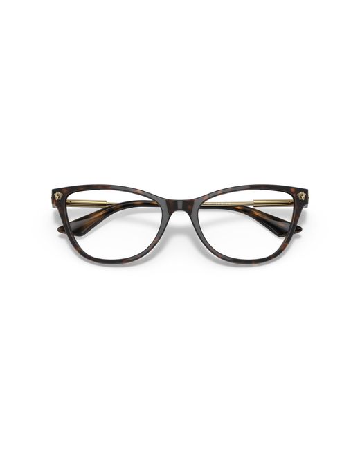 Versace Black Ve3309 108 Optical Frames Acetate Cat Eye Normal