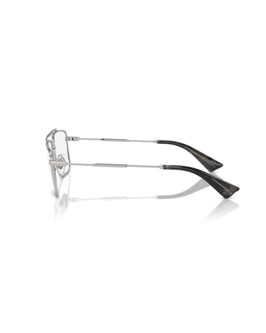 Dolce & Gabbana Black Dg1354 05 Optical Frames Metal Transparent Squared Normal for men