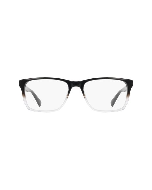 Nike Black 1000Y 010 Optical Frames Acetate Squared Normal
