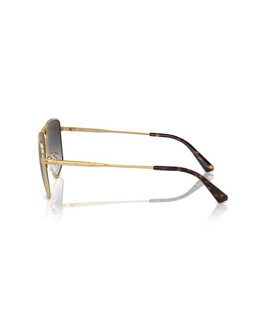 Michael Kors Black Mk1153 Silverton 18968G Sunglasses Metal Pilot Normal Shaded for men