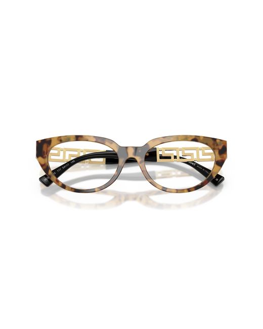 Versace Black Ve3383 777 Optical Frames Acetate Cat Eye Normal