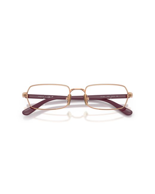 Vogue Eyewear Black Vo4351 5152 Optical Frames Metal Transparent Geometric Normal
