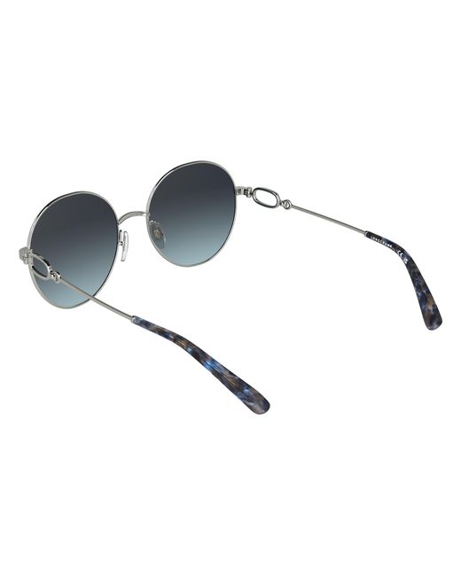 Longchamp Black Lo188S 042 Sunglasses Metal Round Normal