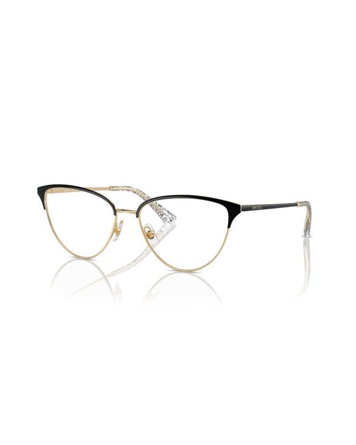 Jimmy Choo Black Jc2002 3015 Optical Frames Metal Cat Eye