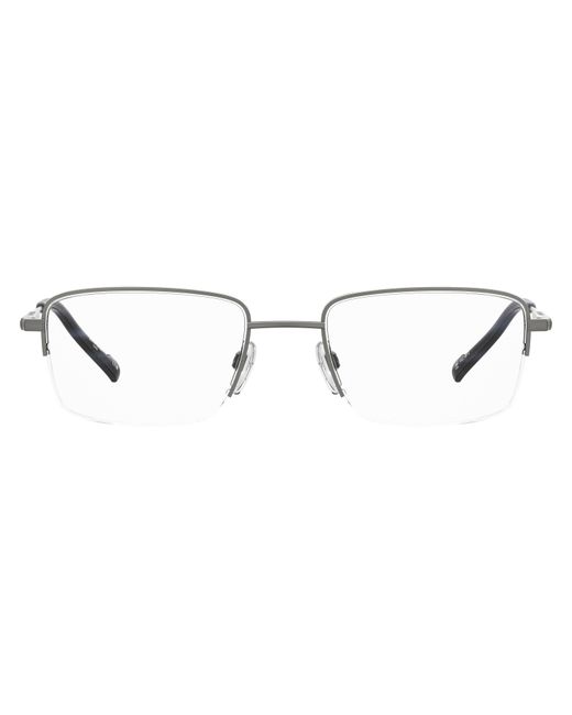 Pierre Cardin Black P.C. 6912 R80 Optical Frames Metal Squared Normal for men