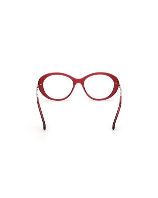 Max Mara Black Mm5227 069 Optical Frames Acetate Geometric Normal