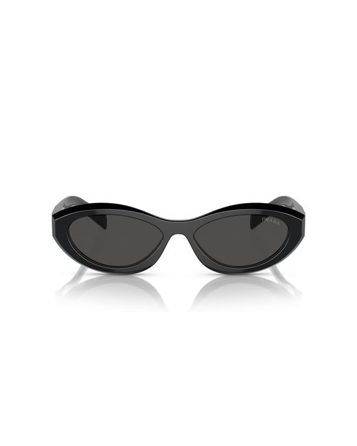 Prada Black Pr 26Zs 16K08Z Sunglasses Acetate Geometric Normal