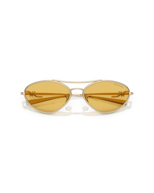 Tiffany & Co Black Tf3117 623685 Sunglasses Metal Geometric Normal