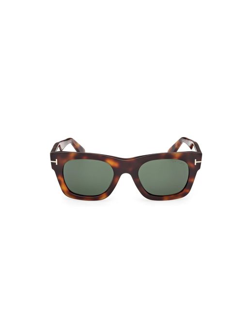 Tom Ford Black Ft1314 Emma-02 53N Sunglasses Acetate Squared Normal