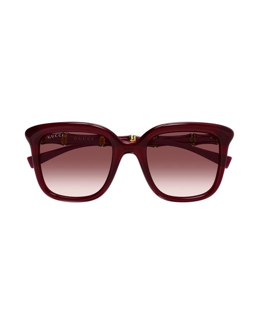 Gucci Black Gg2058S 003 Sunglasses Injected Squared