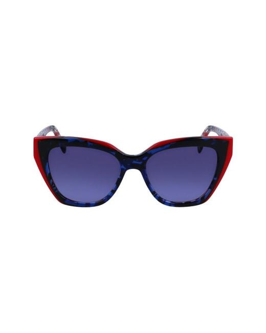 Liu Jo Black Lj784S 435 Sunglasses Acetate Butterfly Normal Shaded