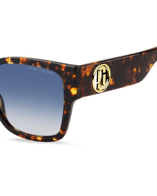 Marc Jacobs Black Marc 698/S 086/08 Sunglasses Acetate Squared Normal Shaded