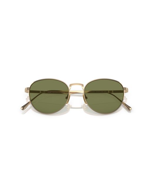 Persol Green Po5002St 80004E Sunglasses Titanium Pantos Normal for men