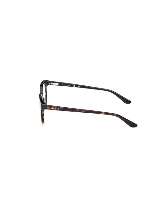 Guess Black Gu50270 052 Optical Frames Acetate Round Normal