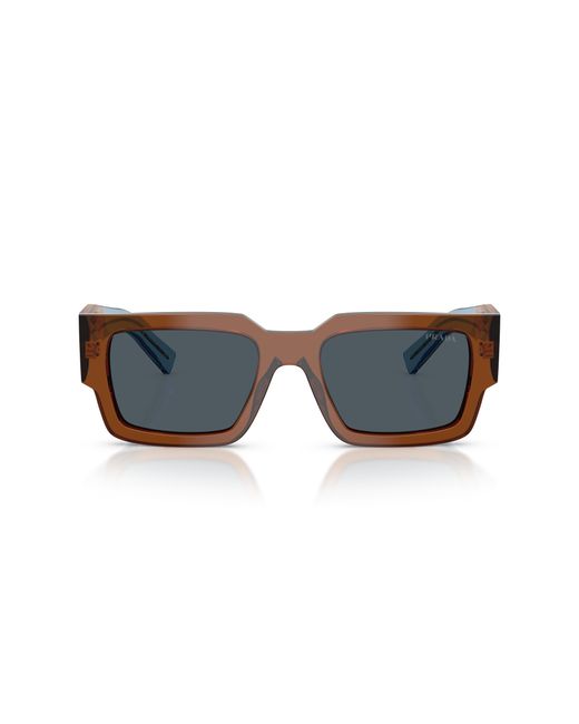 Prada Black Pr B17S 25F70B Sunglasses Acetate Squared Normal for men
