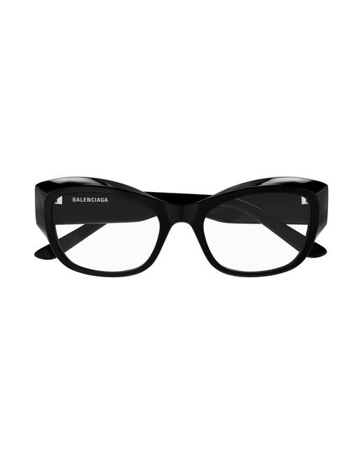 Balenciaga Black Bb0398O 001 Optical Frames Acetate Transparent Butterfly