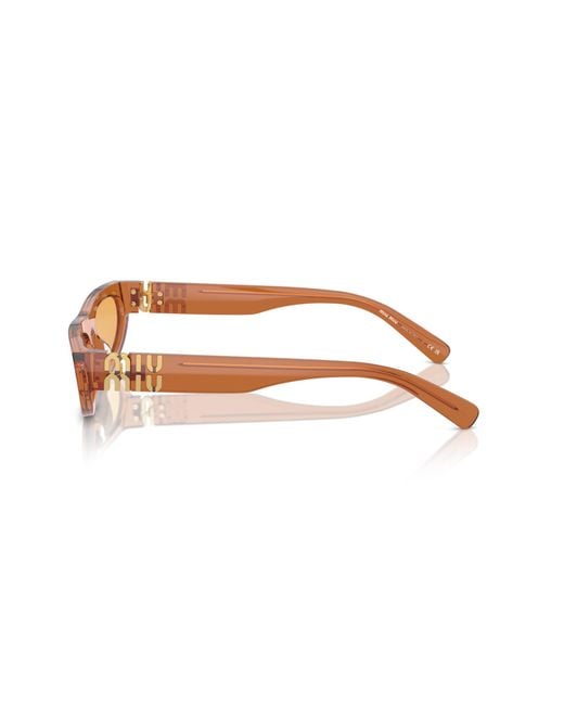 Miu Miu Black Mu 07Zs 15T0B7 Sunglasses Acetate Geometric Normal