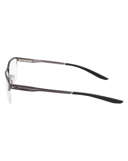 Nike Black 8045 076 Optical Frames Metal Squared Photochromatic