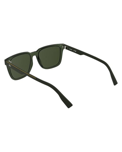 Lacoste Black L6077S 301 Sunglasses Bio-Inject Squared Normal for men