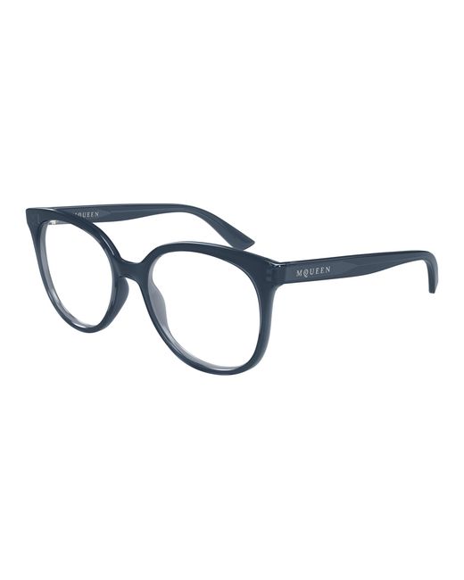 McQueen Black Am0540O 003 Optical Frames Acetate Transparent Cat Eye